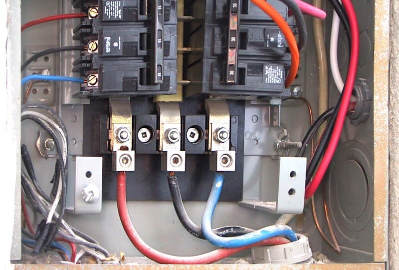 Low voltage 3-phase wiring colors
