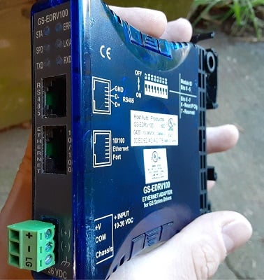 Gateway adapter used to convert between Ethernet and RS-485 standards