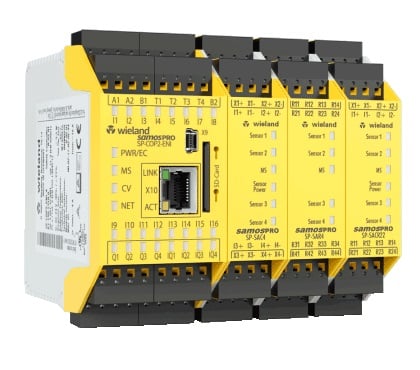 An example of a safety controller, but NOT a PLC