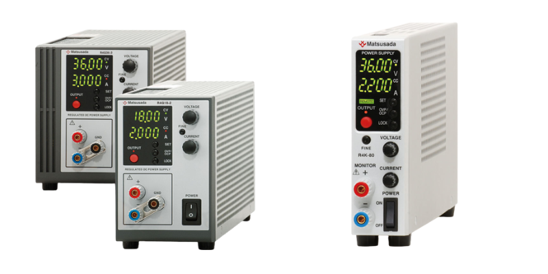 Linear (left) and switching (right) power supplies. Although subtle, the difference in physical size can indicate a larger transformer in the linear power supply