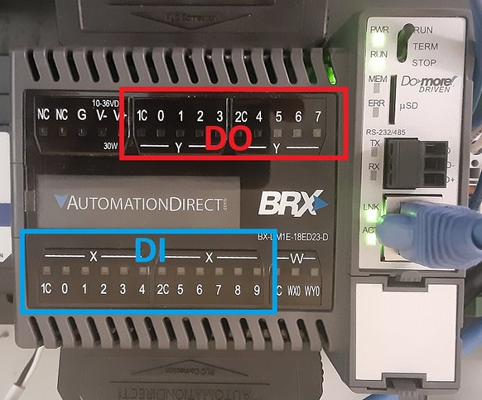 The input and outputs are reversed from their expected order. Pay close attention.