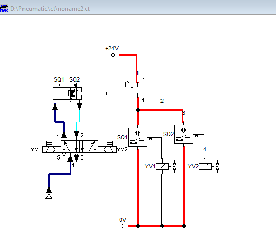 Air and power initially applied