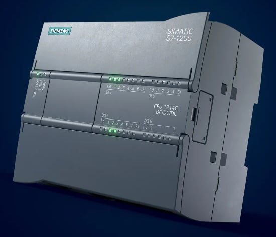 A small Siemens S7-1200 PLC